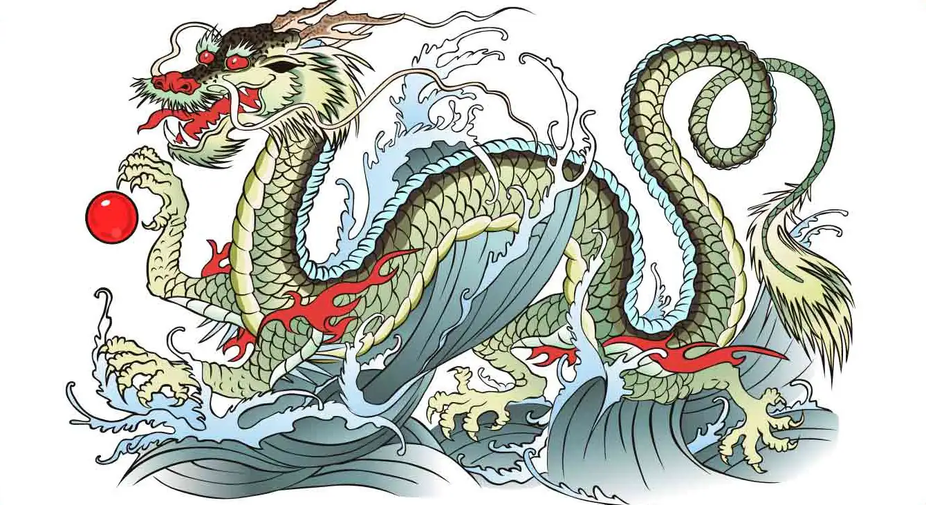 Dessin Dragon Japonais