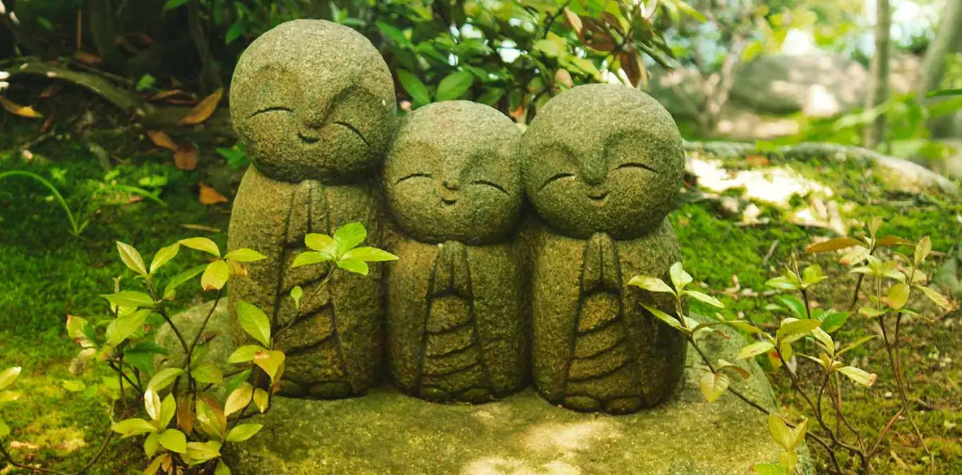 Statuette Shinto Jizo au japon