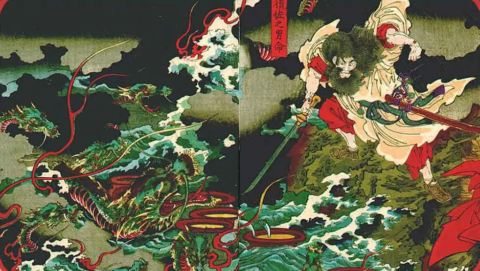 susanoo et le dragon yamata no orochi