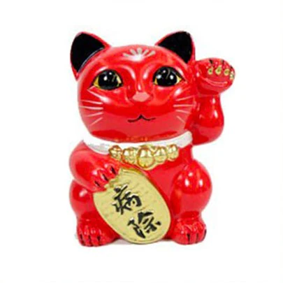 maneki neko rouge signification