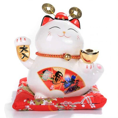 maneki neko signification pièce