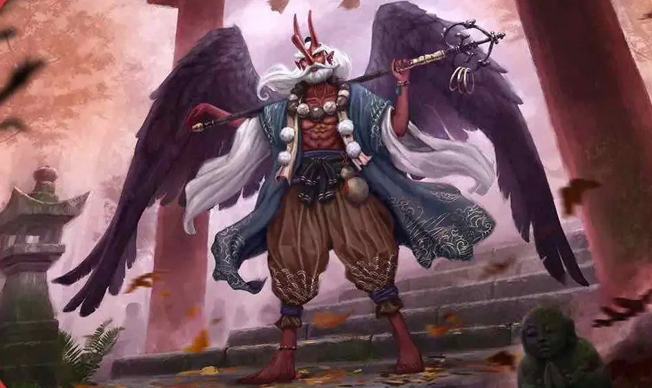 Discover the legend of the Japanese Tengu demon. Today this Japanese mask with a long nose is also worn in manga, anime, and feature films.