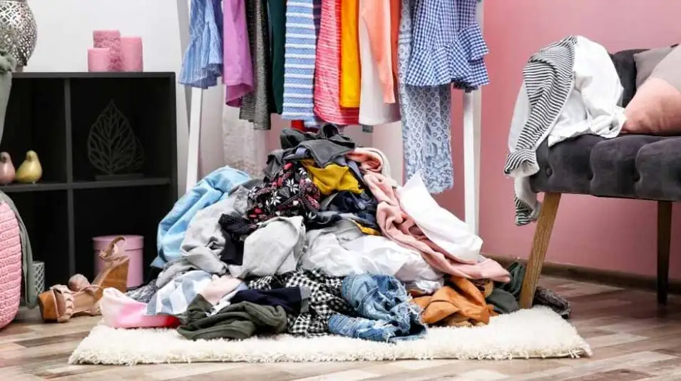 marie kondo method useful for folding a bunch of clothes